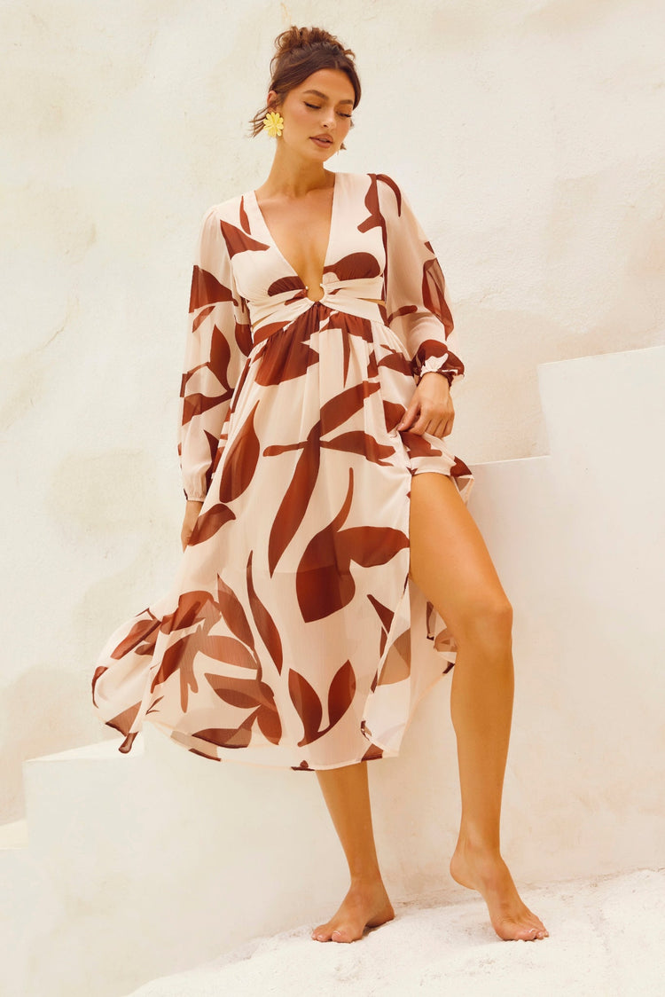 All Time Fave Midi Dress - Wine