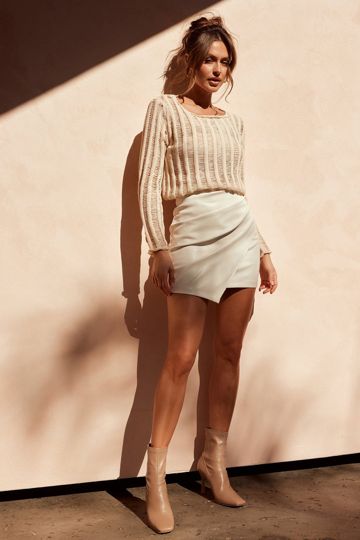 Dusk Streets Skirt - Cream