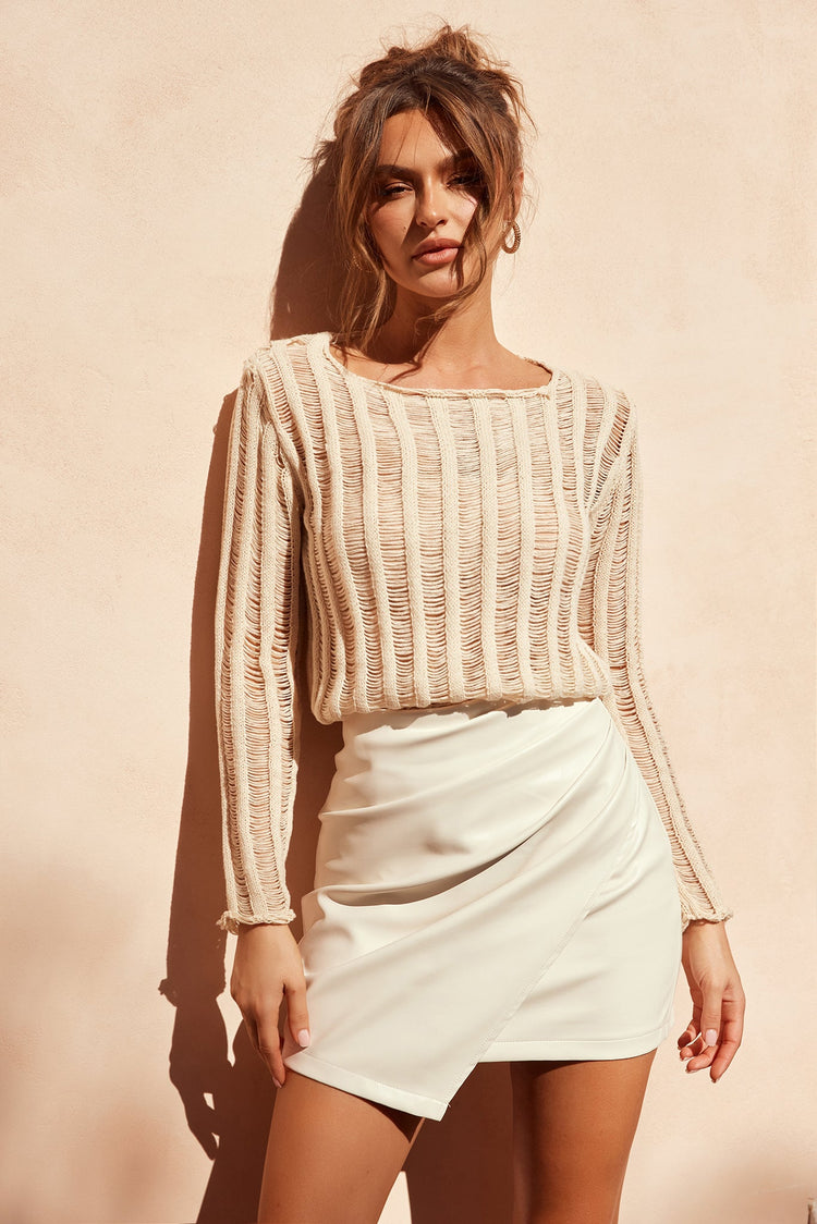 Dusk Streets Skirt - Cream