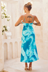 Art Of Love Midi Dress - Aqua