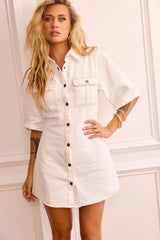 Her Way Mini Dress - White