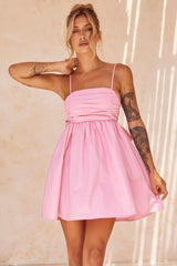 Little Touch Mini Dress - Hot Pink