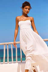 Sun Setter Maxi Dress - White