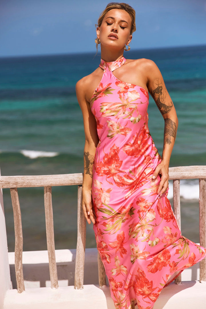 Dream On Georgia Maxi Dress - Pink