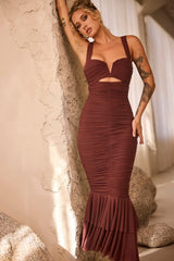 Eternal Muse Maxi Dress - Chocolate