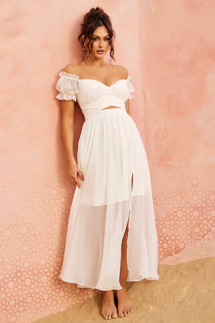 Perfect Storm Maxi Dress - White