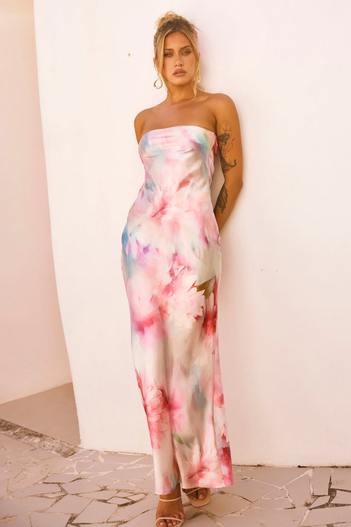 Long Love Maxi Dress - Pink Multi