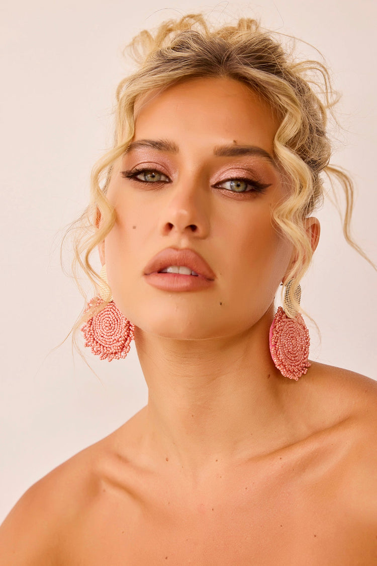 Sand Bound Earrings - Pink