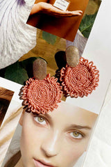 Sand Bound Earrings - Pink