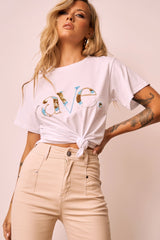 Weekend Vibe Tee - White