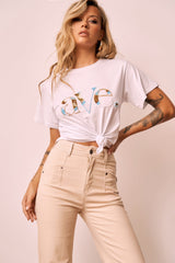 Weekend Vibe Tee - White