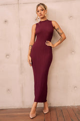 Significant Others Knit Midi Dress - Wine