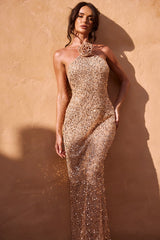 Nasha Maxi Dress - Gold