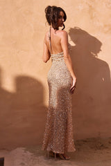 Nasha Maxi Dress - Gold