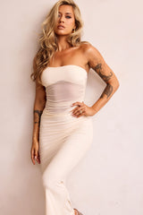 Later Feelings Maxi Dress - Cream