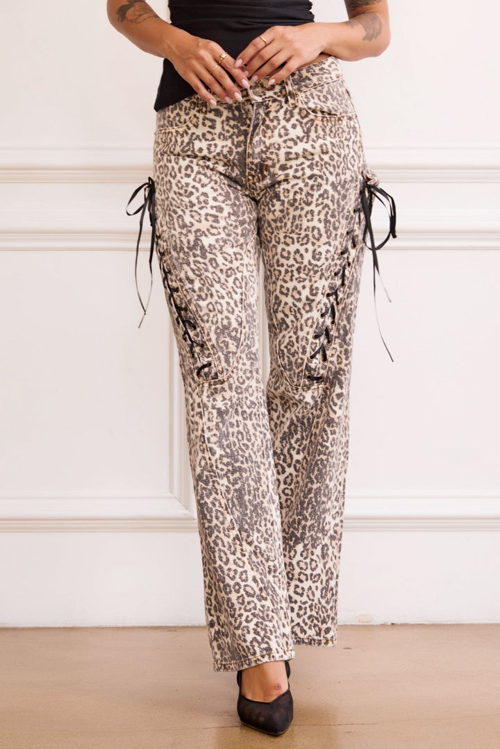 All Out Jeans - Leopard