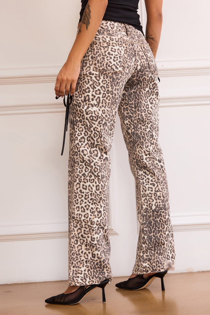 All Out Jeans - Leopard