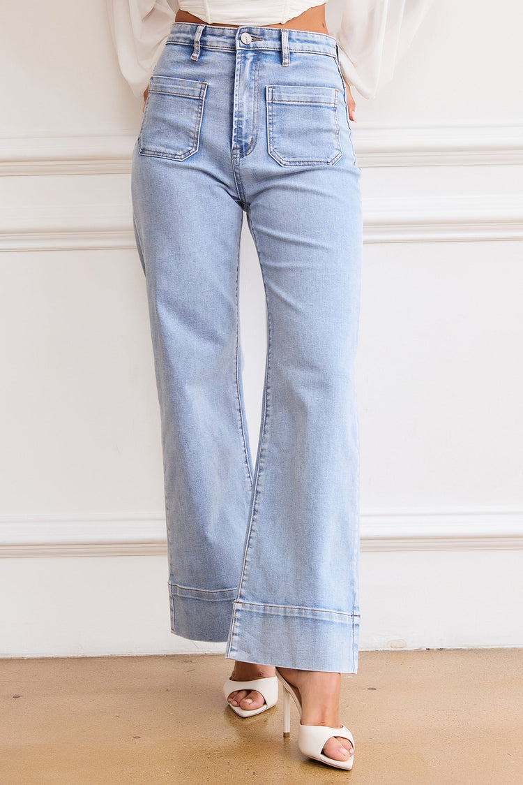 Harper Jeans - Washed Blue