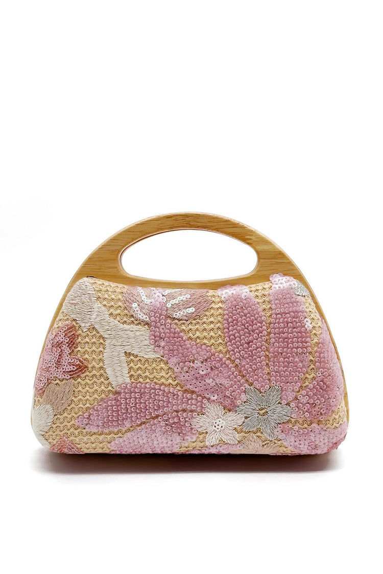 Etta Clutch Bag - Pink Multi